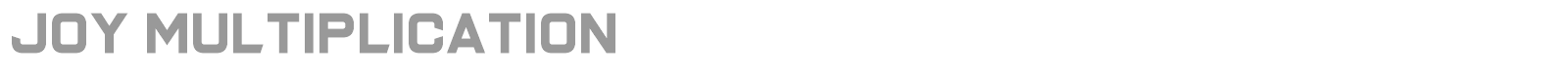 Joy Multiplication font preview